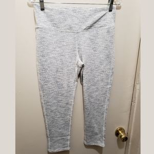 White and Gray Capris